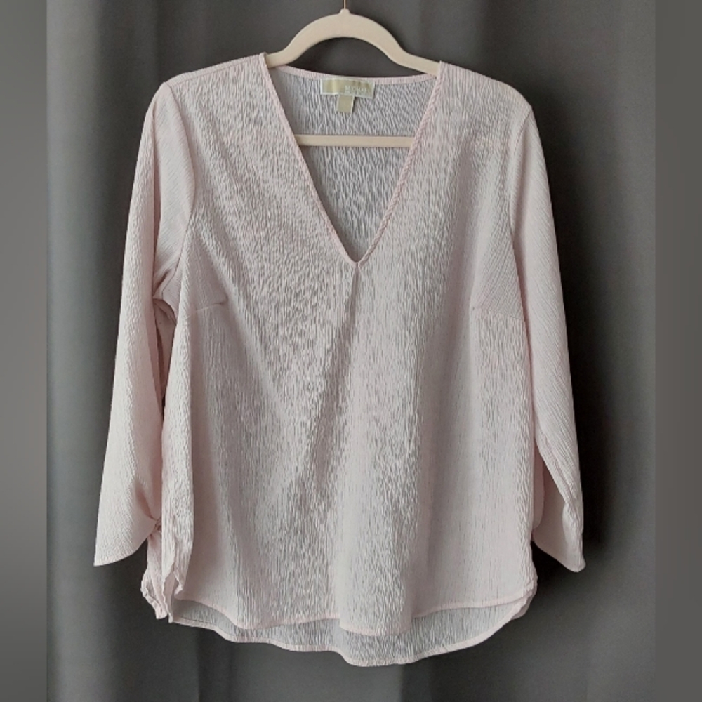 Michael Kors Blush V-Neck Blouse